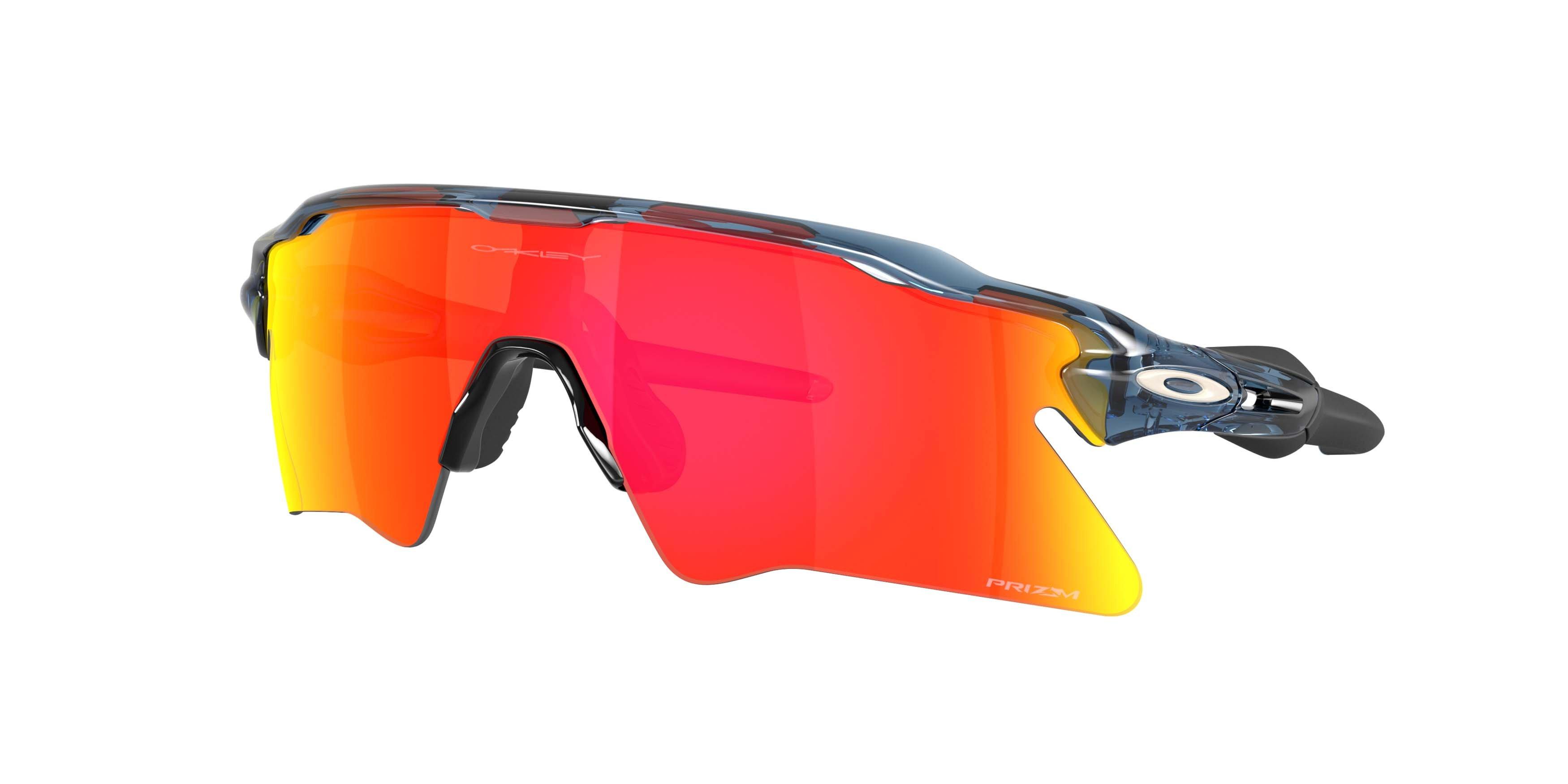 Oakley Radar EV Heater Prizm Ruby Sunglasses - Transparent Abyss - BLUE/RED